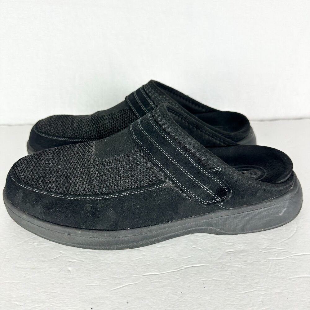 Orthofeet Mens Hudson Slippers Size 10.5 2E Wide Stretch Adjustable 334 Comfort